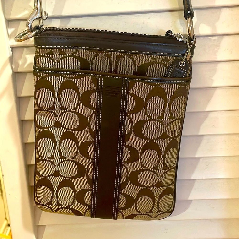 Tan Coach Purse